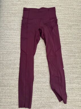 lululemon fast and free High-Rise Leggings - Plum